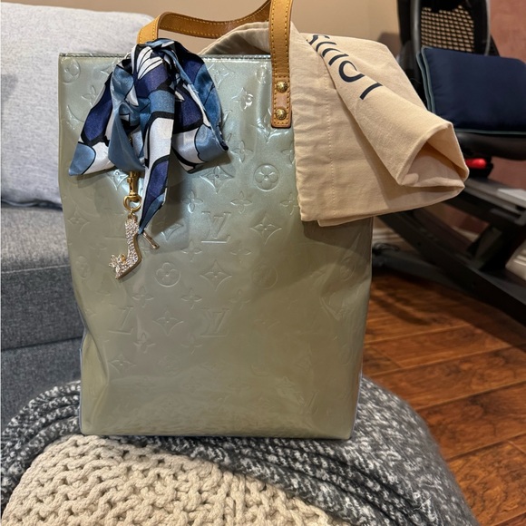 LV mono vernis reade mm tote seafoam green - Picture 1 of 12